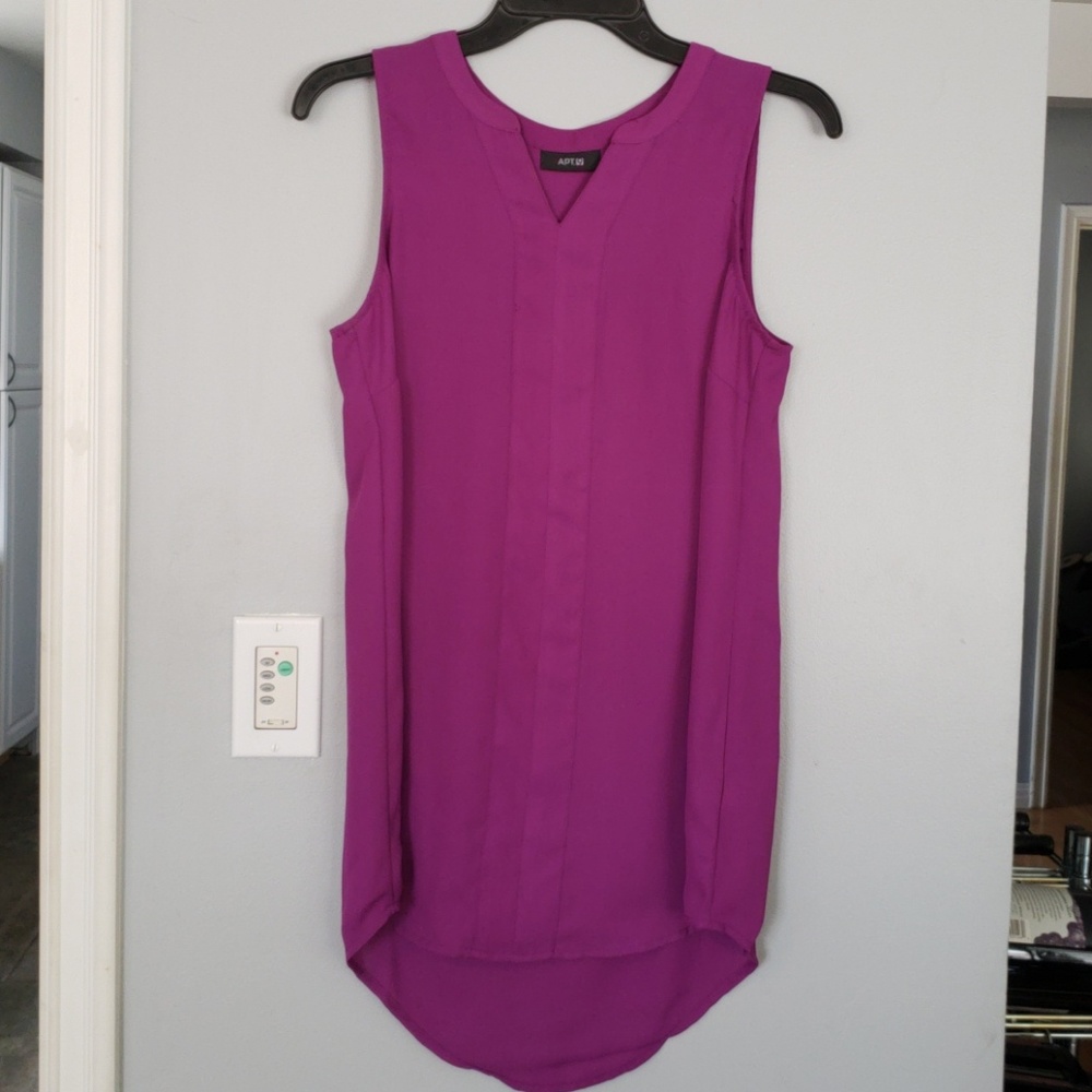 XS purple sleeveless Apt. 9 blouse